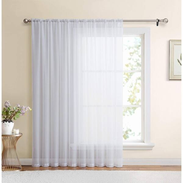 Shop Sheer Voile Window Curtain Panel Sliding Patio Glass Door