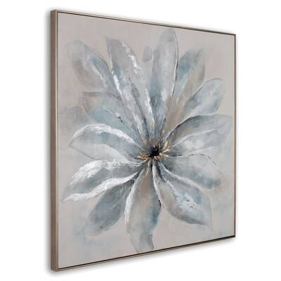 Radiant Blossom Large Framed Hand Painted on Canvas