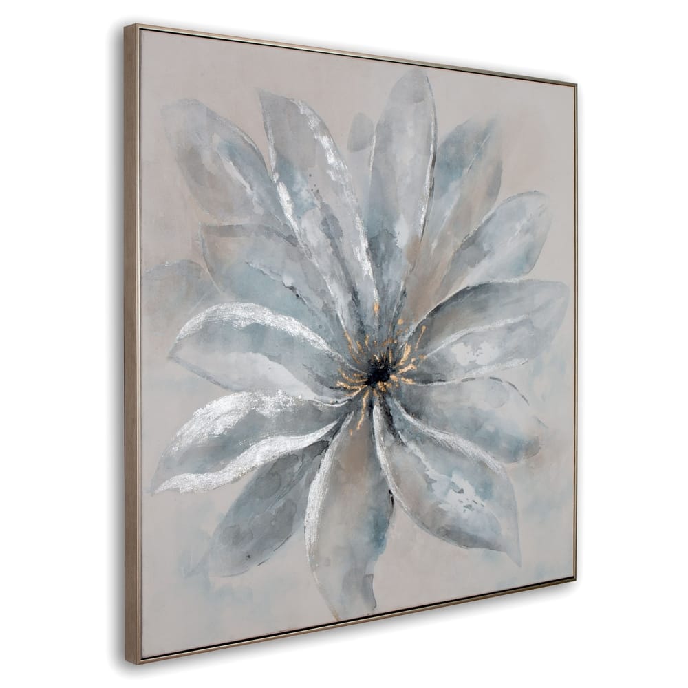 Radiant Blossom Large Framed Hand Painted on Canvas