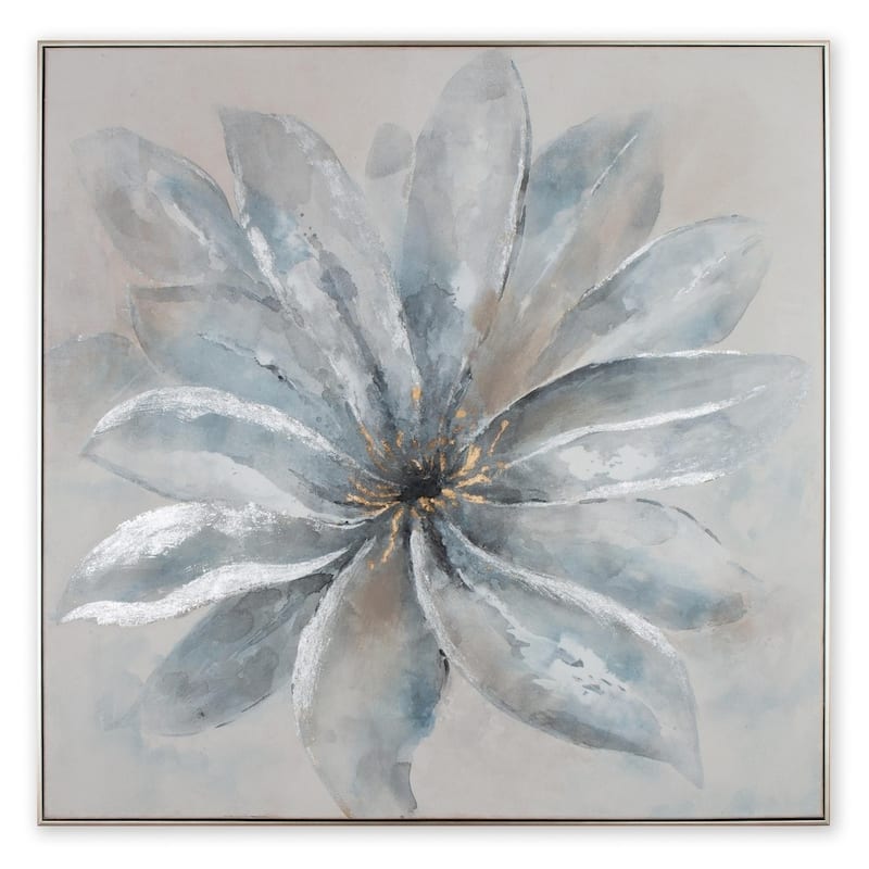 Radiant Blossom Large Framed Hand Painted on Canvas