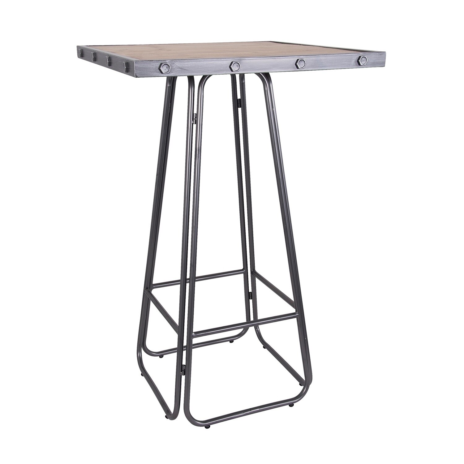 gunmetal pub table