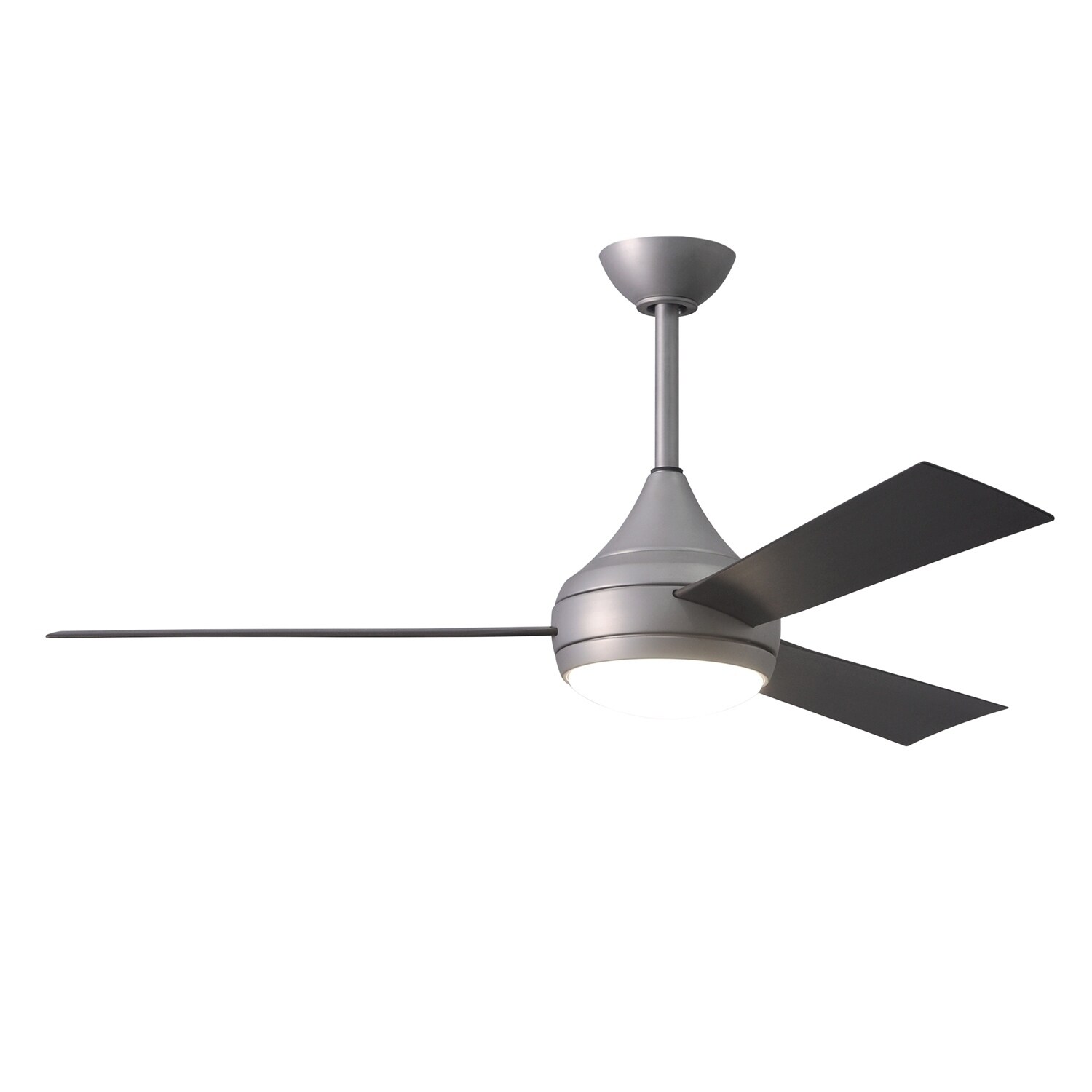 Shop Donaire 3 Blade 52 Inch Brushed Stainless Paddle Fan With Led