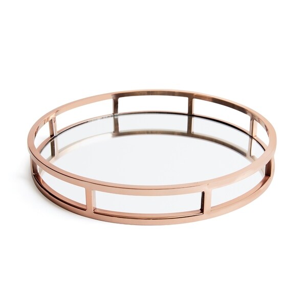 Hip Vintage Montero Polished Copper Round Tray. Opens flyout.