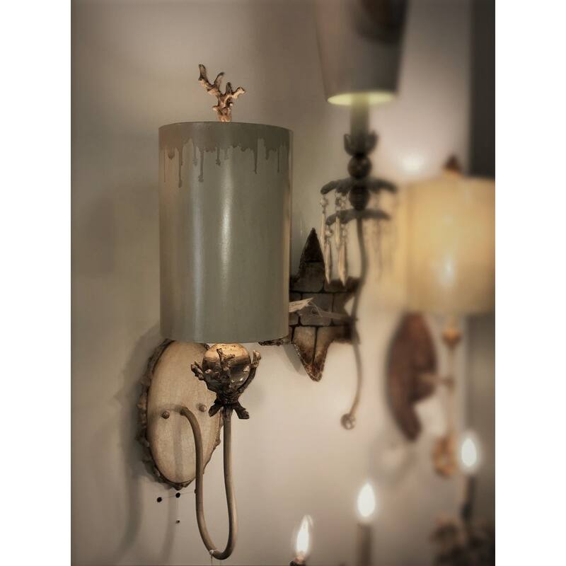 One Light Whimsical Trellis Wall Sconce By Lucas McKearn