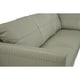 preview thumbnail 8 of 6, Carson Carrington Ullberga Airy Green Leather L-Shaped Sectional Sofa