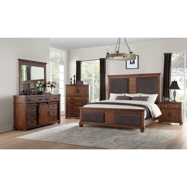 Shop Acme Vibia Cherry Oak Nightstand On Sale Overstock 27799041