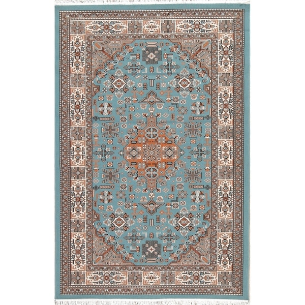 Gracewood Hollow Oribe Geometric Jute Blend Turkish Area Rug - 7'0" x 5'4"