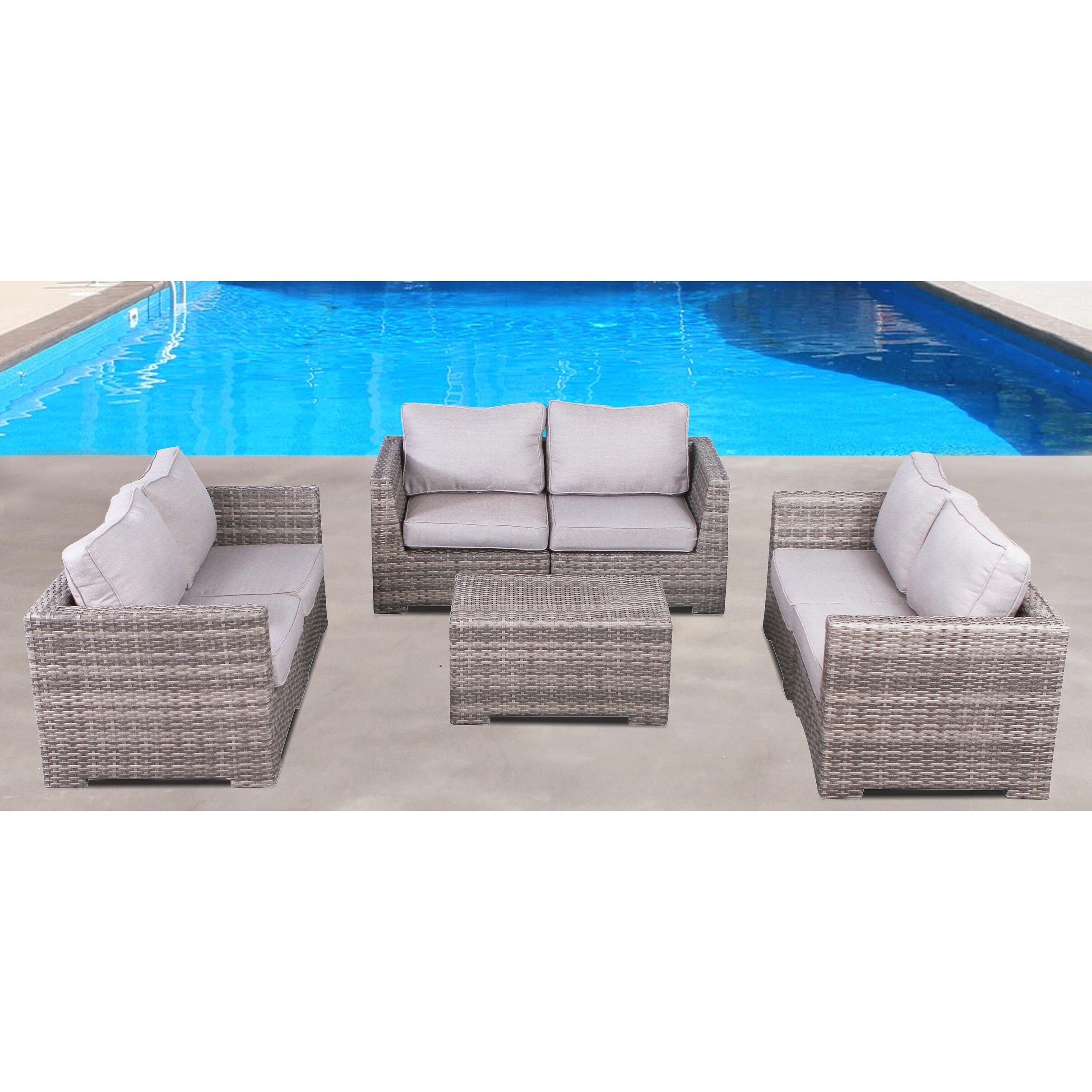 Shop Black Friday Deals On 4 Piece Sofa Set With Cushions See More By Brayden Studio Overstock 27799949