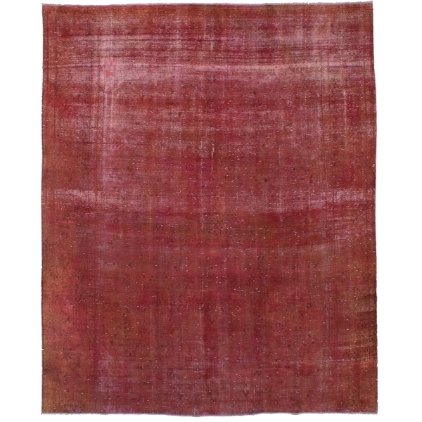 eCarpetGallery Hand-knotted Vogue Dark Copper Wool Rug - 9'2 x 11'8