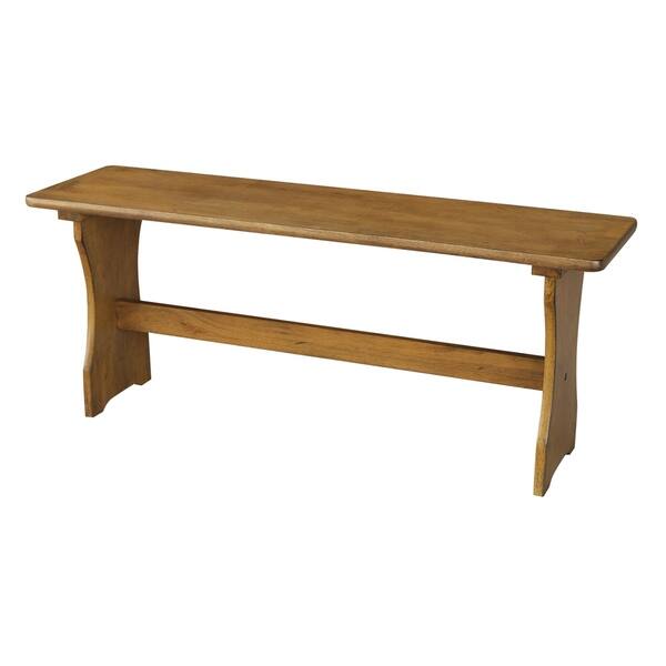 Shop Trestle Table And Two Benches Pecan Free Shipping Today