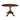 42" Round Top Dual Drop Leaf Pedestal Table - Espresso
