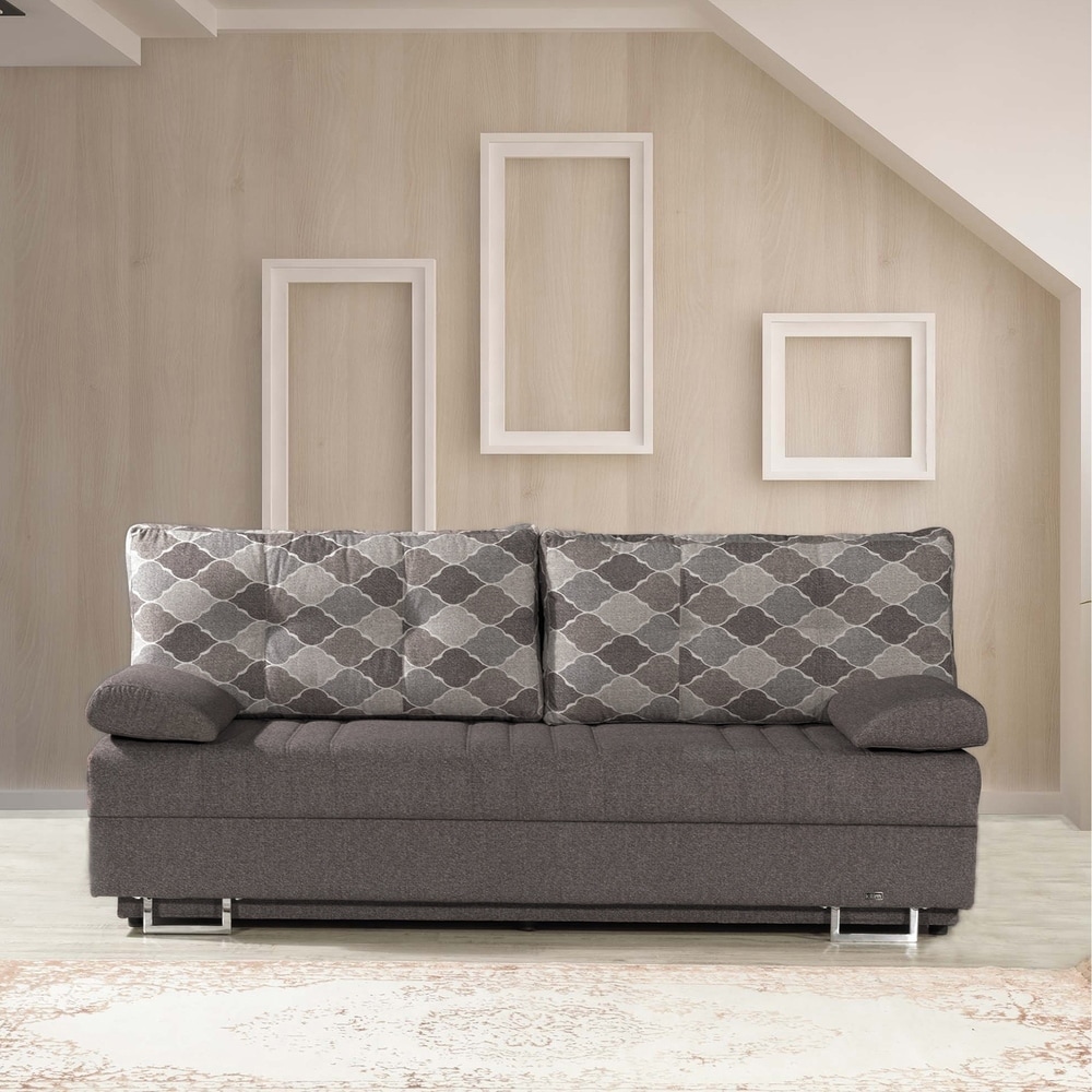 Dynasty Fabric Upholstery Sofa Sleeper Bed With Storage On Dynasty Fabric Upholstery Sofa
