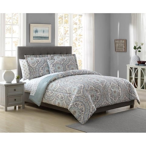 White Birch Bed In A Bag Find Great Bedding Deals Ping At White Birch Crawford Damask Reversible 6 8 Piece Comforter Set