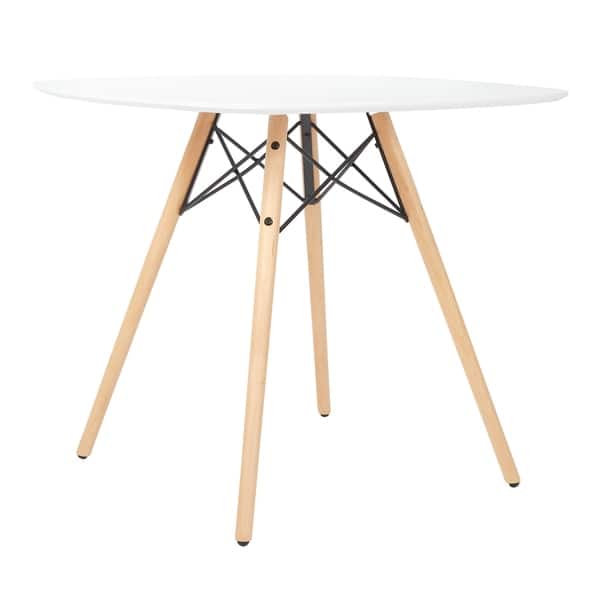 slide 1 of 7, Allen Dining Table with Wood Legs