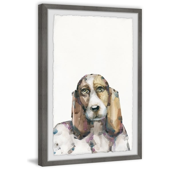 Handmade Big Beagle Framed Print