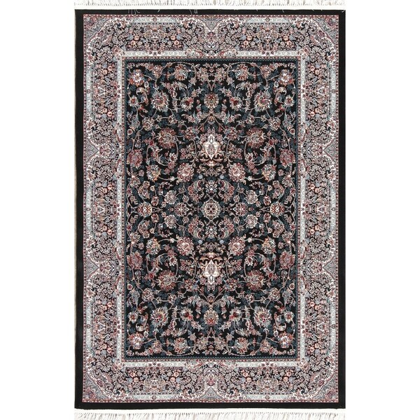 Copper Grove Bramming All-over Wool Acrylic Heat-set Floral Turkish Oriental Area Rug - 7'0" x 5'4"