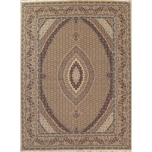Copper Grove Moutoullas Bidjar Geometric Jute Turkish Oriental Area Rug - 13'4" x 9'10"