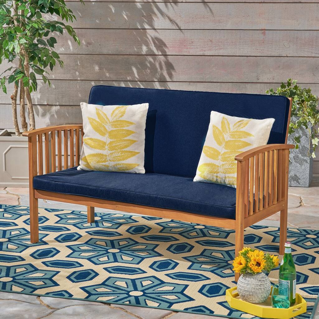 Carolina Water Resistant Loveseat Cushion Set by Christopher Knight Home