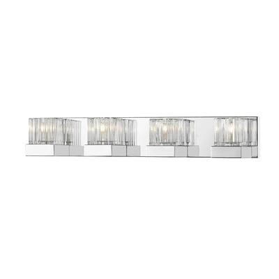 Fallon 4 Light Vanity in Chrome
