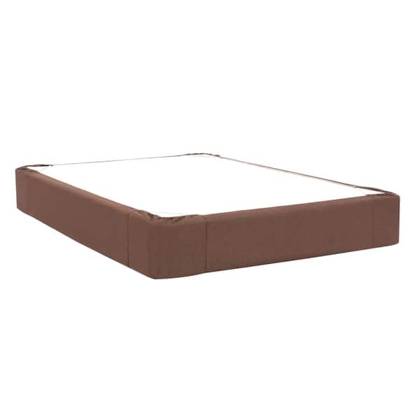 slide 2 of 5, Sterling Chocolate Full Boxspring Cover