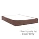 preview thumbnail 2 of 3, Avanti Pecan Twin Boxspring Cover