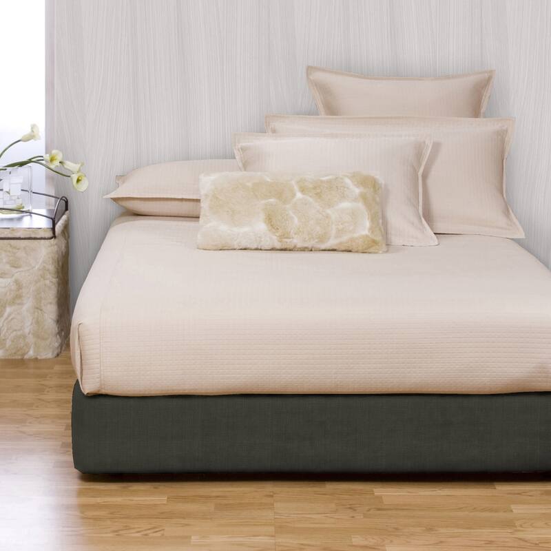 Allan Andrews Sterling Boxspring Cover - King - Grey