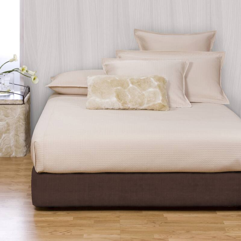 Allan Andrews Sterling Boxspring Cover - Twin - Brown