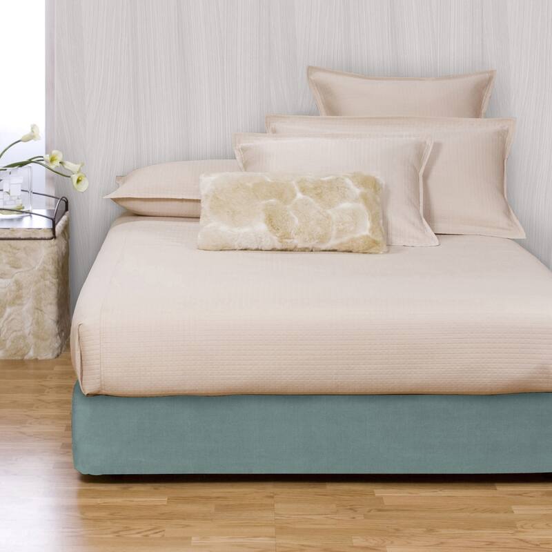 Allan Andrews Sterling Boxspring Cover - Full - Light Blue