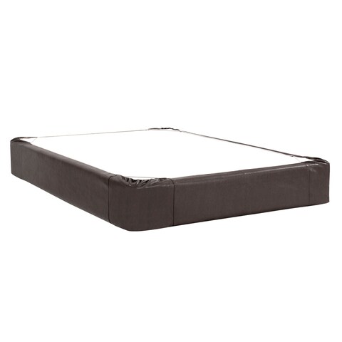 Allan Andrews Faux Leather Boxspring Cover