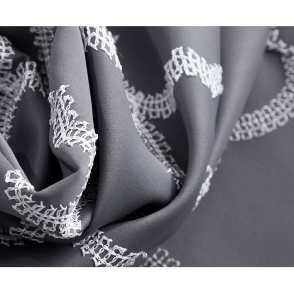 Shop Lattice Embroidered Thermal Room Darkening Blackout Window