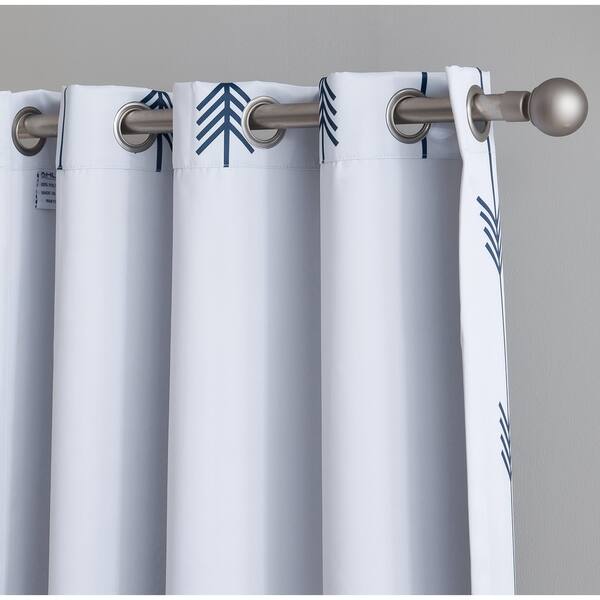 Shop Arrow Print Thermal Grommet Top Blackout Patio Door Curtain