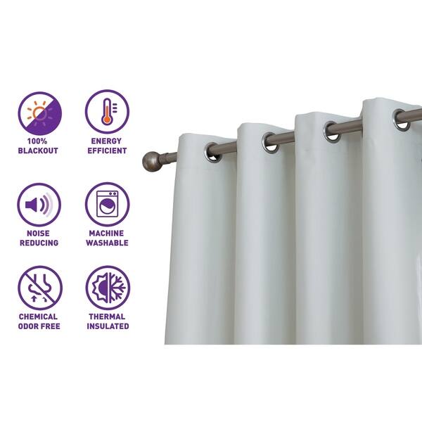 Shop Textured 100 Blackout Room Darkening Energy Efficient
