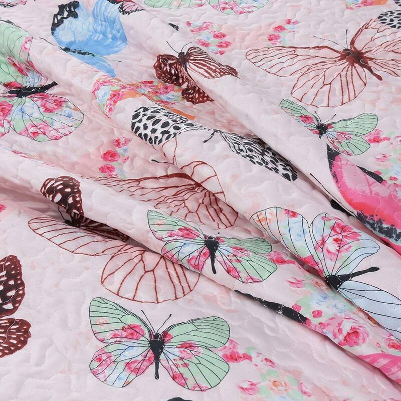 Porch & Den Dylan Butterfly Kids Quilt Set