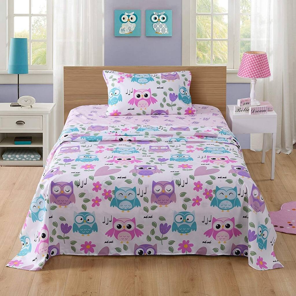 Porch & Den Lodi Owl Bed Sheets