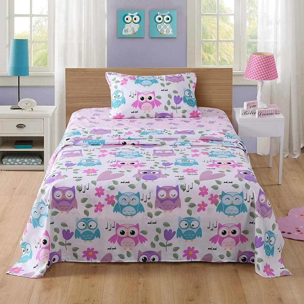 Porch & Den Lodi Owl Bed Sheets