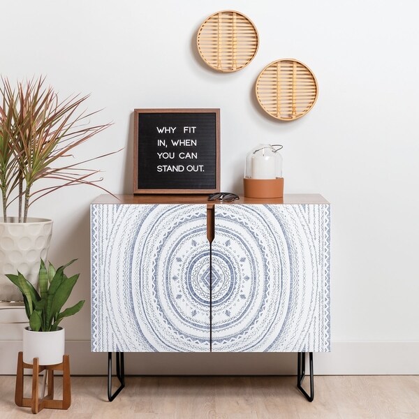 Deny Designs Mandala Credenza (Birch or Walnut, 2 Leg Options). Opens flyout.
