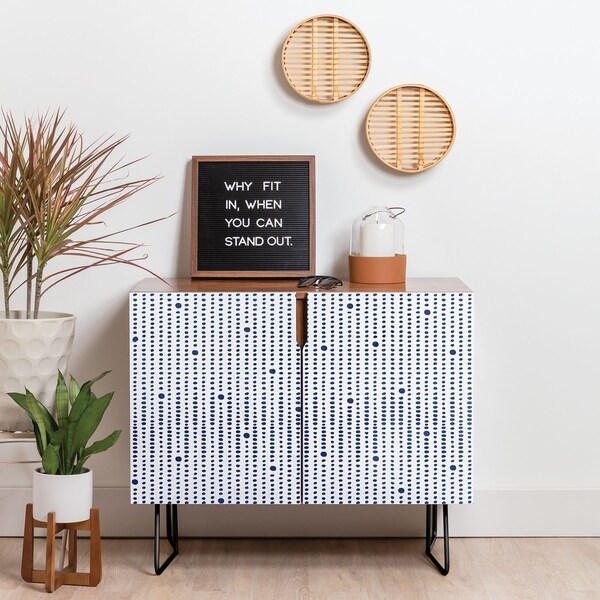 Deny Designs Japandi Style Credenza (Birch or Walnut, 2 Leg Options). Opens flyout.