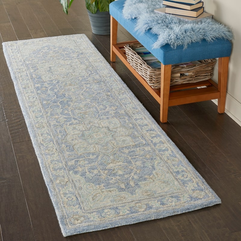 Nourison Jazmine Hand-Tufted Vintage Medallion Area Rug