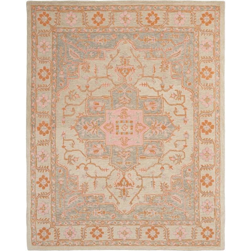 Nourison Jazmine Hand-Tufted Vintage Medallion Area Rug