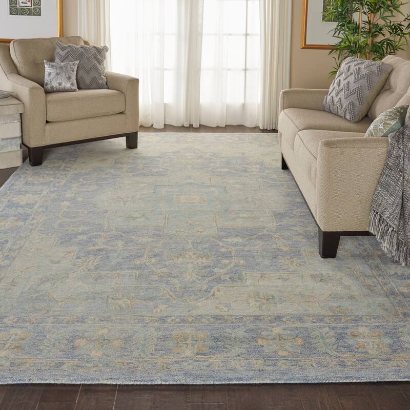 Nourison Jazmine Hand-Tufted Vintage Medallion Area Rug