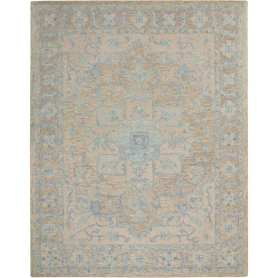 Nourison Jazmine Hand-Tufted Vintage Medallion Area Rug