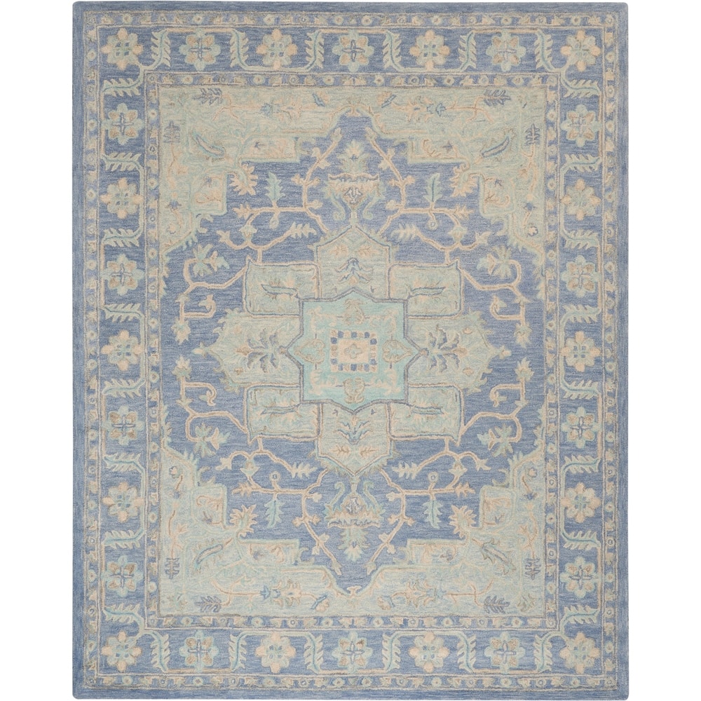 Nourison Jazmine Hand-Tufted Vintage Medallion Area Rug