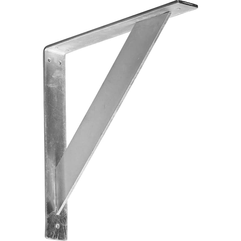 Traditional Steel Bracket - 2"W x 14"D x 14"H - Unfinished