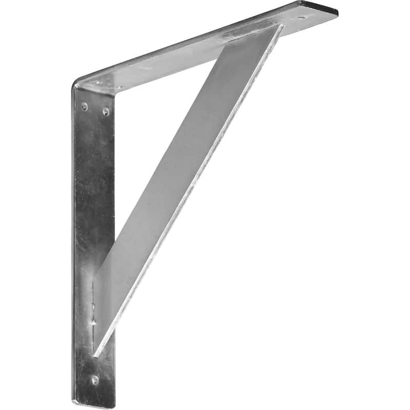 Traditional Steel Bracket - 2"W x 12"D x 12"H - Unfinished