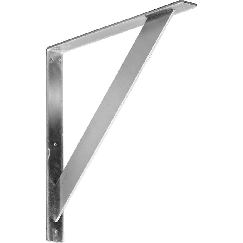Traditional Steel Bracket - 2"W x 18"D x 18"H - Unfinished