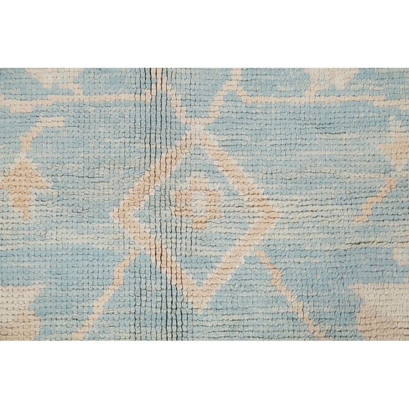 Oushak All-Over Handmade Wool Turkish Oriental Area Rug - 13'10" x 10'1"