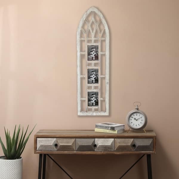 Shop The Gray Barn Cathedral Wall Window With Three Picture Frames