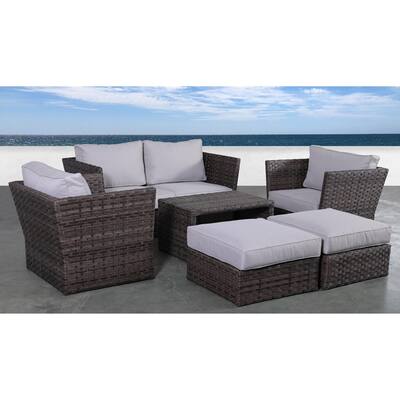 Grey Pvc Wicker Patio Furniture Find Great Outdoor Seating