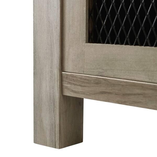 Shop Grey Wash 48 Inch Rustic Modern Farmhouse Fireplace Tv Stand