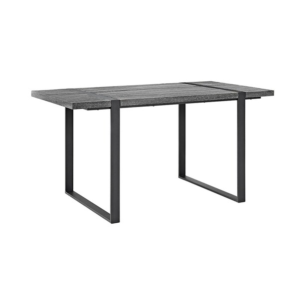 Shop 60" Urban Blend Wood Kitchen Dining Table - Charcoal ...
